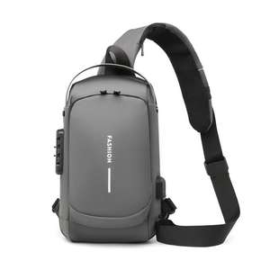 Borsa a tracolla da <span class=keywords><strong>uomo</strong></span> multifunzione antifurto USB <span class=keywords><strong>Messenger</strong></span> Pack <span class=keywords><strong>uomo</strong></span> a tracolla tracolla tracolla da viaggio borse - Product Image 6