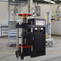 Máquina de Ensayo de Compresión de Concreto Industrial YES-2000B con Pantalla Digital ASTM, Motor de 0.75KW y Plataforma de 290x230mm, 1 Año de Garantía