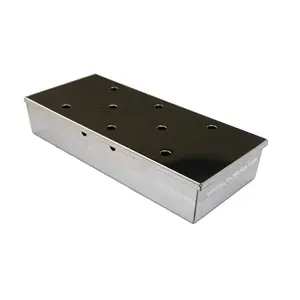 outdoor barbecue tools stainless steel accessories bacon box charcoal BBQ tool box grill smoker box