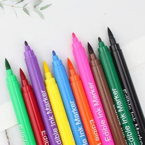 Stylos à encre comestible polyvalents à double embout pour décorations de gâteaux, écriture personnalisée sur biscuits et <span class=keywords><strong>dessin</strong></span> sur chocolat - Product Image 1