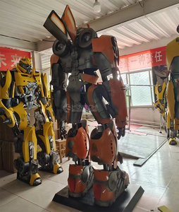 حفلة عيد ميلاد ترحيب روبوت زي حفلة أزرق الكبار يمكن ارتداؤها محولات ليد زي روبوت - Product Image 5