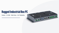 Mini PC Compacto Sin Ventilador I5 1235U 3*LAN 6*COM 4*USB, Computadora Integrada con IA para Señalización Digital en Exteriores