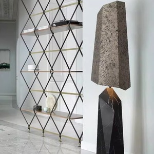 Marble Style Floor Lamp D42 H170cm LED Light Source For Living Room Decor - Product Image 2