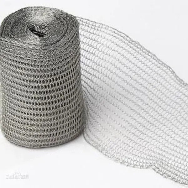 knitted wire mesh tube/stainless steel gas-liquid separate filter/knitted wire mesh filter