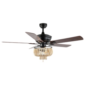 Nordic style <b>remote</b> <b>control</b> decoration home restaurant crystal <b>ceiling</b> <b>fan</b> <b>with</b> lamp - Product Image 1