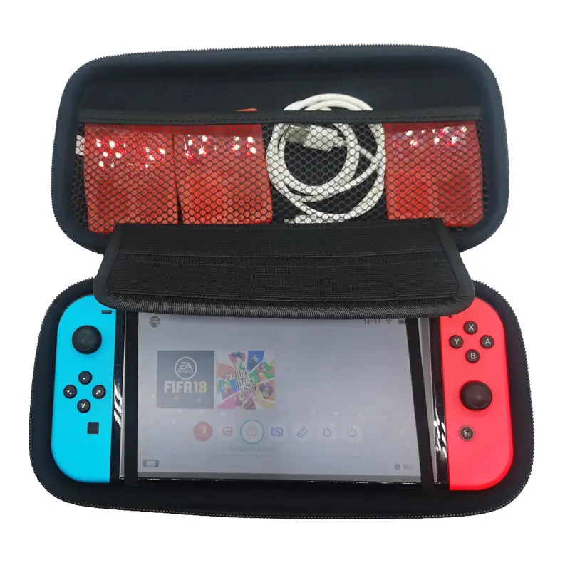 Étui de protection rigide personnalisé en EVA pour Nintendo Switch Lite pochette de rangement OLED sac de voyage portable