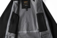 Veste matelassée 3-en-1 en sergé polyester 300g EVent avec coutures thermosoudées, coupe-vent et imperméable, décontractée, col montant, fermeture éclair, ODM