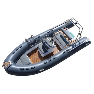 <span class=keywords><strong>Bateau</strong></span> pneumatique à rames Haohai RIB520B <span class=keywords><strong>de</strong></span> <span class=keywords><strong>16</strong></span> <span class=keywords><strong>pieds</strong></span> en Hypalon et aluminium, <span class=keywords><strong>bateau</strong></span> familial léger à grande vitesse pour 8 personnes - Product Image 1