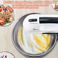 Robot pâtissier électrique multifonctionnel 7 vitesses 380W en acier inoxydable avec bol mélangeur, pour usage domestique