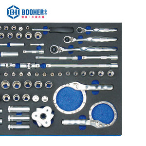 Bộ Ổ Cắm Chất Lượng Hàng Đầu Thiết Kế Công Nghiệp, Bộ Dụng Cụ Sửa Chữa Ô Tô 1/4 "+ 3/8" + 1/2" - Product Image 4