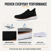 Zapatos informales de malla transpirable para hombre, suela suave, ligeros, de secado rápido, antiolor, antideslizantes, zapatos para caminar de verano