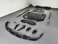 Para BMW X6 G06 LD estilo de fibra de carbono forjado labio delantero falda lateral difusor trasero capó espejo retrovisor carcasa cuerpo Kit