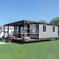 Maison conteneur préfabriquée extensible en acier de 20 et 40 pieds, étanche, design moderne, marque Ante, faible coût, maison mobile portable