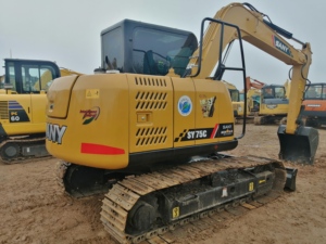 Pelle sur chenilles Sany de 8 tonnes d'occasion d'origine japonaise 75C Mini pelle SY75C-10 SY75C-8 moteur à noyau SY75C-9 Boîte de vitesses - Product Image 6