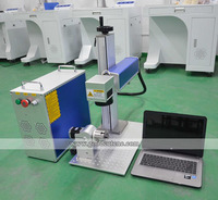 Máquina de Marcado, Grabado y Tallado Láser de Fibra Óptica Portátil para Acero Inoxidable, Acero al Carbono y Hierro, Suministro de Fábrica