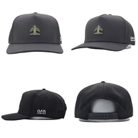 Casquettes de golf respirantes imperméables à séchage rapide de haute qualité avec logo brodé 3D à 5 panneaux, casquettes de sport à cordon, casquettes de baseball