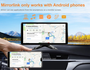 10.36 pouces 4k AHD 1080P système de sécurité d'aide à l'inversion Auto Bus camion Van Audio vidéo tableau de bord universel aut - Product Image 6