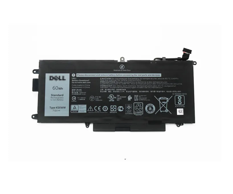 K5XWW Laptop Battery 11.4V 45Wh for Dell Latitude 13 7389 7390 2-in-1 12 5000 5289 2-in-1 L3180 E5289 71TG4 725KY N18GG Battery