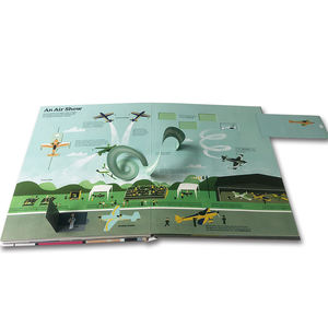 Livre interactif 3D pop-up pour enfants, avec impression personnalisée, thème dessin animé, en anglais, facile à utiliser, vente en gros d'usine - Product Image 2