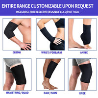 Top Vente Portable Flexible Solide Gel Froid Chaleur Packs Coude Support pour Soulagement De La Douleur Réhabilitation Post Workout Récupération