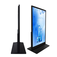 Écran interactif numérique intelligent 4K couleur pleine 86 pouces sur pied pour affichage dynamique professionnel en intérieur avec écran tactile LCD