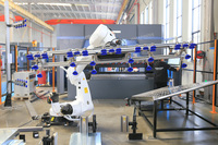 Máquina Plegadora CNC Automática con Brazo Robótico y Software de Programación 3D Offline, Dobladora de Acero, Procesamiento de Chapa Metálica Personalizado