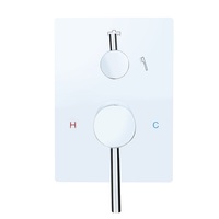 Pressage à chaud et à froid 2 fonctions mitigeur de douche mitigeur thermostatique dissimulé salle de bain cuivre douche mitigeur d'eau