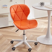 Chaise d'ordinateur pour bureau à domicile, chaise à dossier pour chambre à coucher, balcon, tabouret de coiffeuse, chaise élévatrice pour dortoir étudiant, chaise d'étude et de maquillage