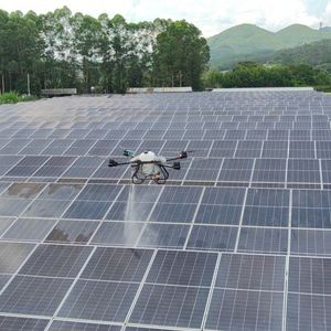 JIUSI D50R <b>Window</b> Cleaning Dron with LED <b>Lights</b> Efficient and Safe Remote Control Operation Solar Panel Cleaning Dron - Product Image 1