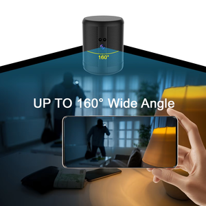 多機能ポータブルスリムワイヤレスミニカメラ1080P WIFI H.265 CMOSナイトビジョンモーション検出双方向オーディオ1年 - Product Image 2