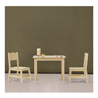 Ensemble de meubles en bois pour enfants Tables et chaises préscolaires pour salle de classe de maternelle de garderie