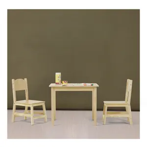 Ensemble de meubles en bois pour enfants Tables et chaises préscolaires pour salle de classe de maternelle de garderie