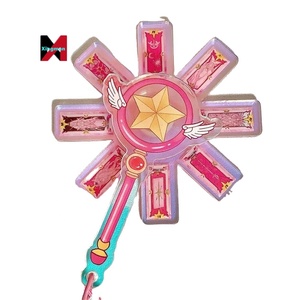 Anime dibujos animados láser giratorio varita mágica acrílico colgante giro <span class=keywords><strong>SAKURA</strong></span> <span class=keywords><strong>Card</strong></span> <span class=keywords><strong>Captor</strong></span> <span class=keywords><strong>llavero</strong></span> - Product Image 1
