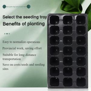 Vassoi per Semina Quadrati Personalizzati Direttamente dalla Fabbrica, Vassoi per Coltivazione con Coperchi per Vivaio e Giardinaggio - Product Image 4