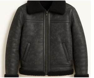 Chaqueta de Cuero, Cuero Genuino de Oveja con Auténtica Piel de Cabra en el Interior, Chaqueta de Cuero para Clima Frío, Chaqueta de Moda para Exteriores - Product Image 3