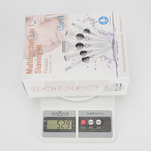 Nuevo Resuxi 733 Lady 5 en 1 Kit DE ASEO indoloro recargable IPX7 Afeitadora corporal impermeable Afeitadora eléctrica con bolsa de viaje - Product Image 6