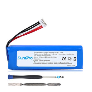 แบตเตอรี่6200mAh สำหรับชาร์จ <span class=keywords><strong>JBL</strong></span> <span class=keywords><strong>2</strong></span> + ชาร์จ<span class=keywords><strong>2</strong></span> Charge2บวกชาร์จ3ลำโพงรุ่น2015รุ่น<span class=keywords><strong>2</strong></span> GSP1029102R พร้อมเครื่องมือ - Product Image 1