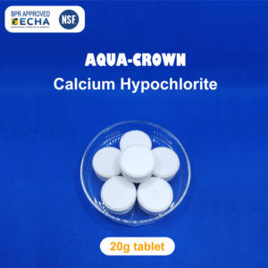Hipoclorito <span class=keywords><strong>de</strong></span> <span class=keywords><strong>Calcio</strong></span> 60% mín. 20g Tabletas Proceso <span class=keywords><strong>de</strong></span> Sodio - Product Image 1