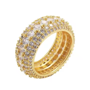 Luxury Moissanite <b>Eternity</b> Band <b>Ring</b> in Solid 925 <b>Sterling</b> <b>Silver</b> with Brilliant Diamond Sparkle Unisex Jewelry for Everyday Wea - Product Image 2