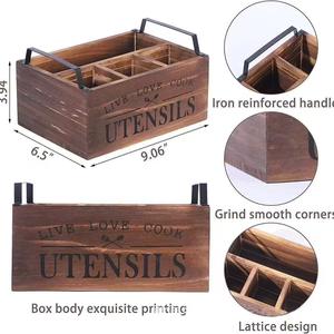 กล่องเก็บของทรงสี่เหลี่ยมผืนผ้าพร้อม<span class=keywords><strong>ลัง</strong></span>ไม้สนคาร์บอนที่จับโลหะกรอบอลูมิเนียมเครื่องมือทาสีสัตว์เลี้ยง - Product Image 6