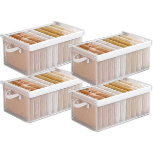 Foldable PVC Clothing Storage <b>Box</b> Multi-Layer Drawer for Waterproof Storage of Denim T-Shirt Bedding - Product Image 1