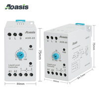 Relais de contrôle de niveau de liquide à sensibilité réglable ASR-05 SSR-05, contrôleur de niveau d'eau sur rail DIN 220V/380V