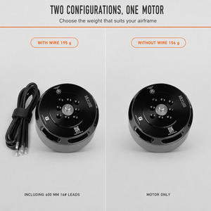 มอเตอร์ไร้แปรงถ่าน U5 KV400 12N14P Outrunner แรงขับ 2.85 กก. พร้อมเพลาขนาด 5 มม. กำลังไฟ 120 วัตต์ สำหรับโดรน 3-8S มัลติคอปเตอร์ UAV - Product Image 6