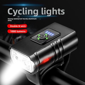Luz de Bicicleta Explosions T6 de Aleación de Aluminio - Juego de Luces Delanteras/Traseras USB Resistentes con Batería de 600mAh para Uso en Exteriores - Product Image 5