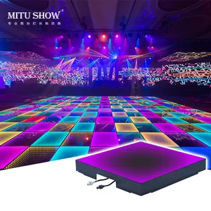 MITUSHOW Đèn Sàn Nhảy Đèn Led Sàn Nhảy 3D Gương Đèn Dj Nhảy Sàn Tiệc Tùng