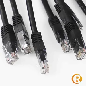 Wiring And Cable Assembly RJ45 Connector Adapter 8P8C Gold Plated Injection Mold CAT 5 5E 6 6E UTP Cable Assembly And Wire Harness