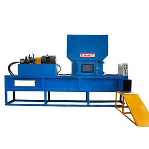 Jewel brand Hydraulic Horizontal wood chips and sawdust press bagging machine for sale