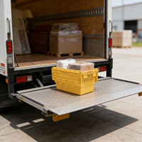 Boîte de transport en plastique perforée empilable et emboîtable en HDPE pour la livraison de marchandises aux centres de distribution