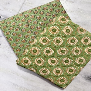 Precio al por Mayor, Tela de Voile de Algodón 100% Puro, Suave, Transpirable y Ecológica con Estampado Floral Jaipuri, por Metro para Confección de Vestidos, Costura y Manualidades - Product Image 4