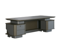 Table de bureau exécutif moderne de haut niveau Bureau à domicile Bureau d'ordinateur Table de chambre de bureau